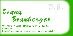 diana bramberger business card